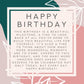 Birthday Spa Gift Box Set