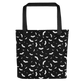 Blackout Batty Tote Bag