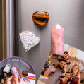 Crystal Fridge Magnet Set - Quartz, Tiger’s Eye & Rose Quartz