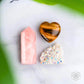 Crystal Fridge Magnet Set - Quartz, Tiger’s Eye & Rose Quartz