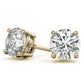 5.00 CTW AGI Certified Lab Grown Round Diamond Stud Earrings – G/VS in 14K White or Yellow Gold