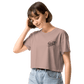 Magical Bitch Embroidered Crop Top