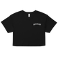Paranoid Embroidered Crop Top