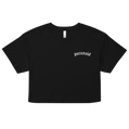 Paranoid Embroidered Crop Top