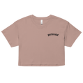 Paranoid Embroidered Crop Top