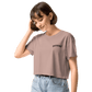 Paranoid Embroidered Crop Top