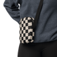 Retro Revival Checkerboard Crossbody Bag