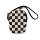 Retro Revival Checkerboard Crossbody Bag