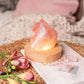 Natural Rose Quartz Crystal Lamp