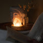 Natural Rose Quartz Crystal Lamp