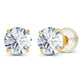3.00 CTW AGI-Certified Lab-Grown Diamond Stud Earrings in solid 14K Gold – G Color, VS Clarity