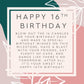 Sweet 16 Compass Necklace Spa Gift Box Set