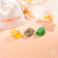Natural Crystal Trio - Citrine, Pyrite & Green Aventurine