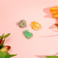 Natural Crystal Trio - Citrine, Pyrite & Green Aventurine