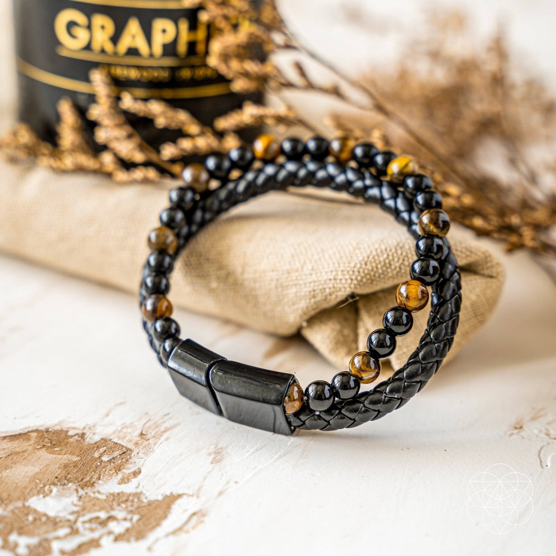 Success Bracelet - Tiger’s Eye & Black Onyx