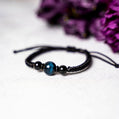Tiger Eye & Black Agate Bracelet