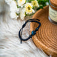 Tiger Eye & Black Agate Bracelet