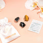 Natural Crystal Trio - Obsidian, Tiger’s Eye & Hematite