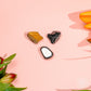Natural Crystal Trio - Obsidian, Tiger’s Eye & Hematite