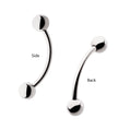 16G Implant-Grade Titanium Internally Threaded Curved Barbell – 7/16”