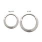 Titanium Radiant Hoop Front Facing Hinged Segment Clicker 16g