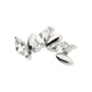 Implant-Grade Titanium Marquise CZ 6-Cluster Threadless Top