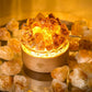Natural Citrine Crystal Lamp