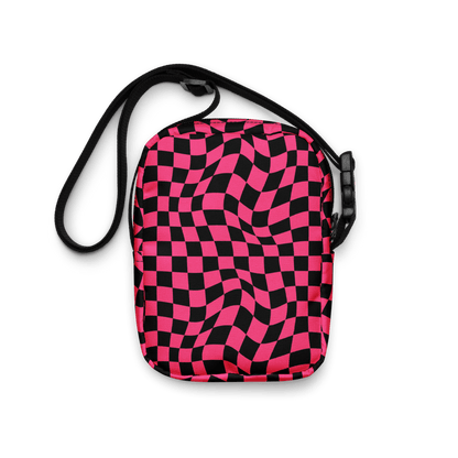 Twisted Tiles Checkerboard Crossbody Bag