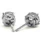 1.00 CTW Lab-Grown Diamond Stud Earrings in 14k Gold Overlay – G/VS Quality