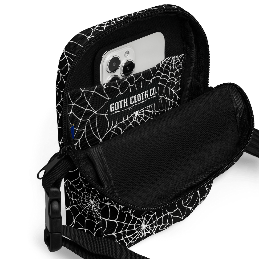 Wicked Web Weave Crossbody Bag